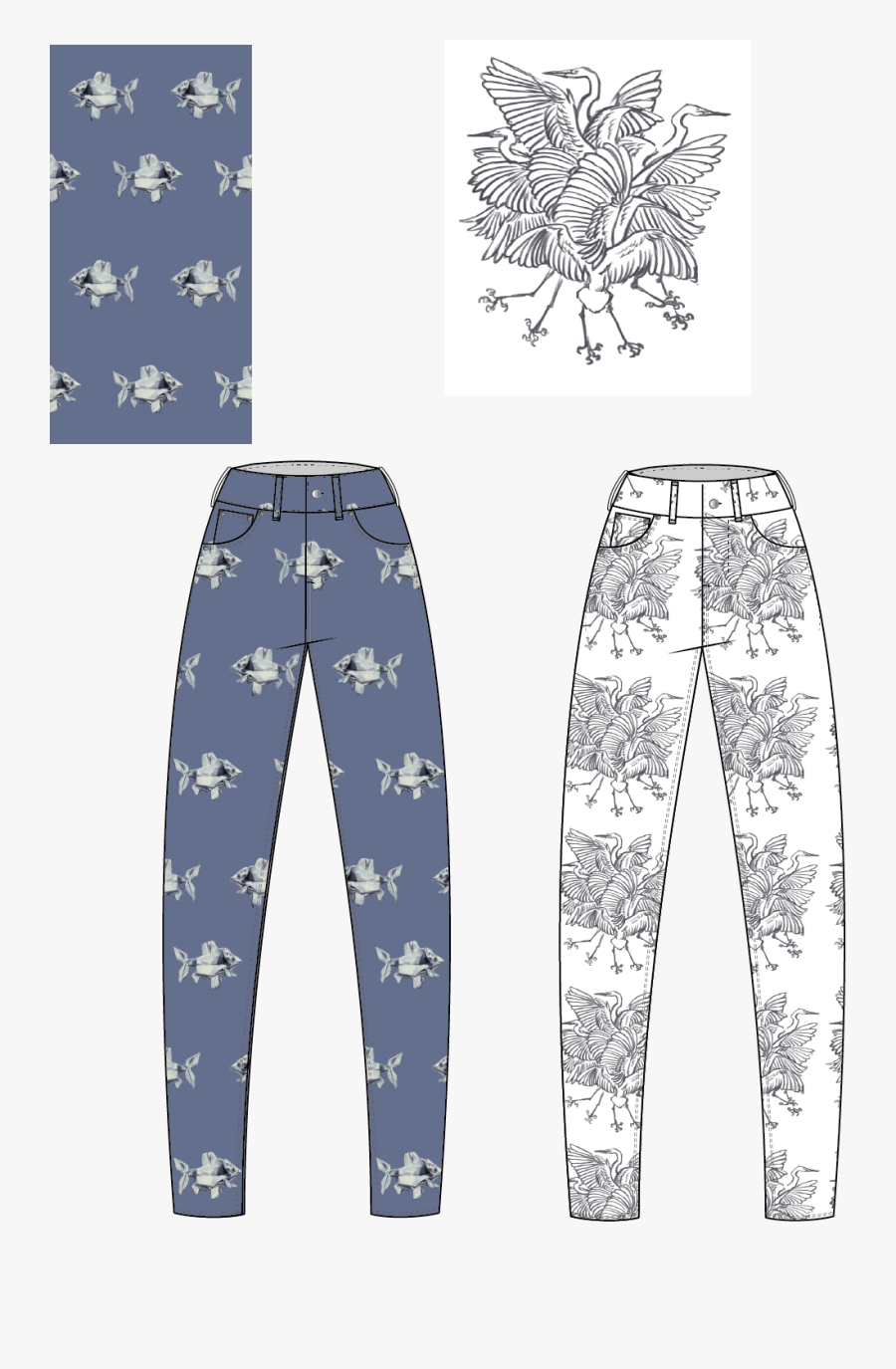 Drawn Jeans Cool Painted - Pajamas, Transparent Clipart