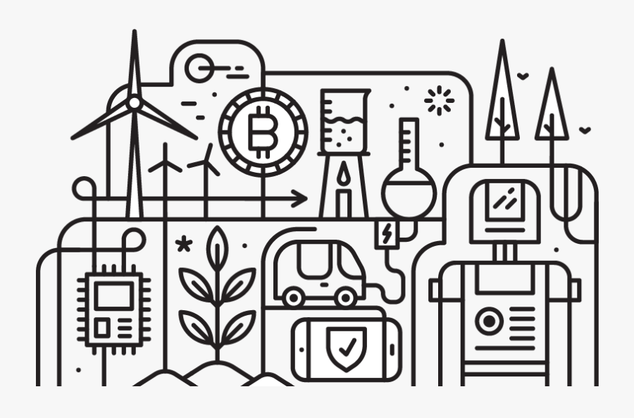 Sustainability Black And White, Transparent Clipart