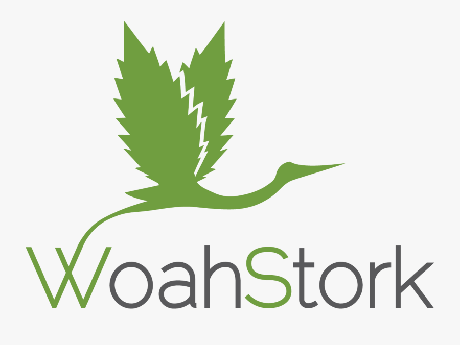 Logo With Cannabis Leaf, Transparent Clipart