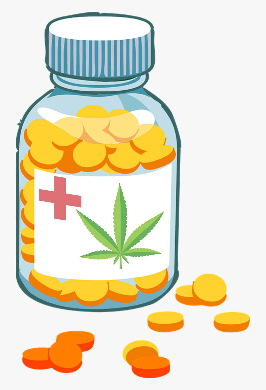 Transparent Pill Bottle Clipart, Transparent Clipart
