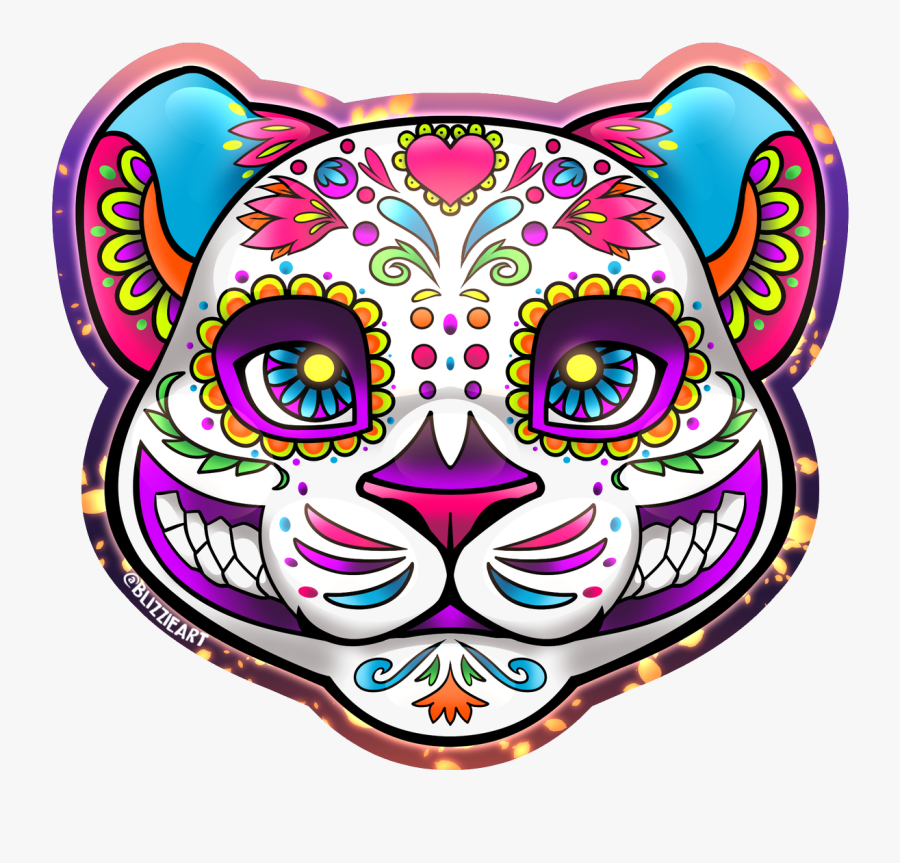 Sugar Skull From Coco, Transparent Clipart
