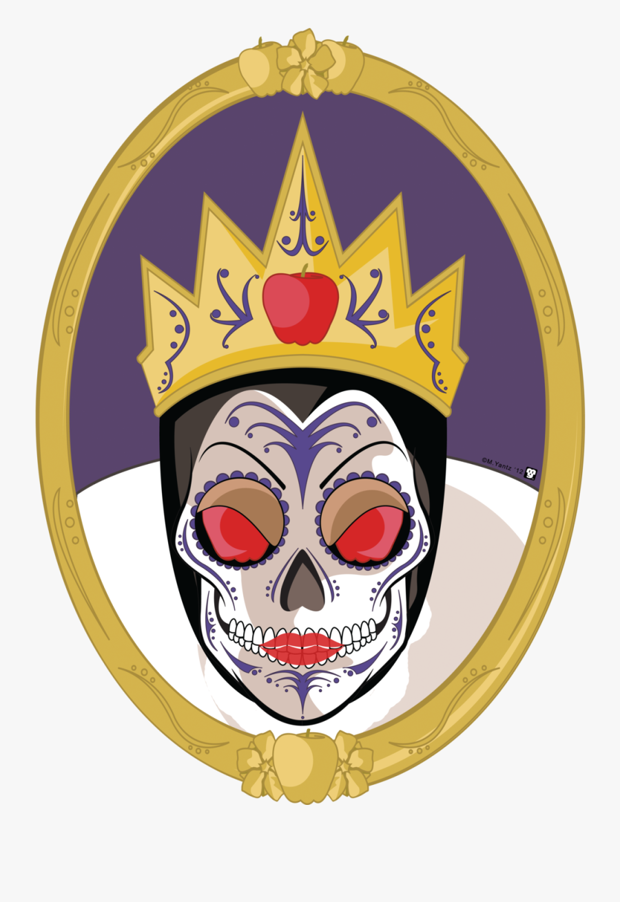 Villanos De Disney Calaveras Mexicanas, Transparent Clipart