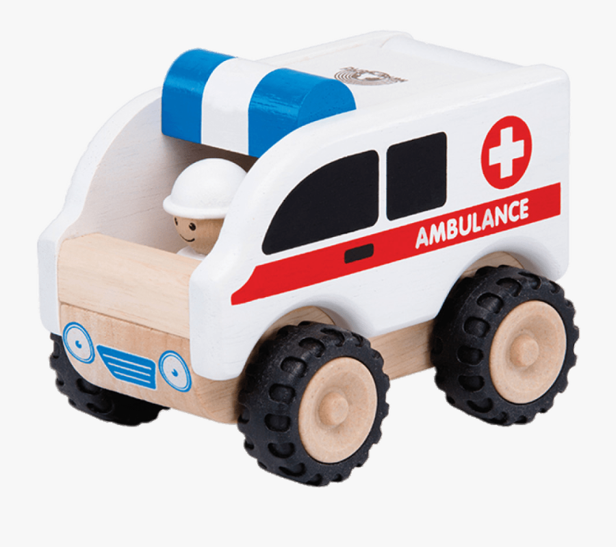 Wooden Ambulance Toy Clip Arts - Child Play Ambulance, Transparent Clipart