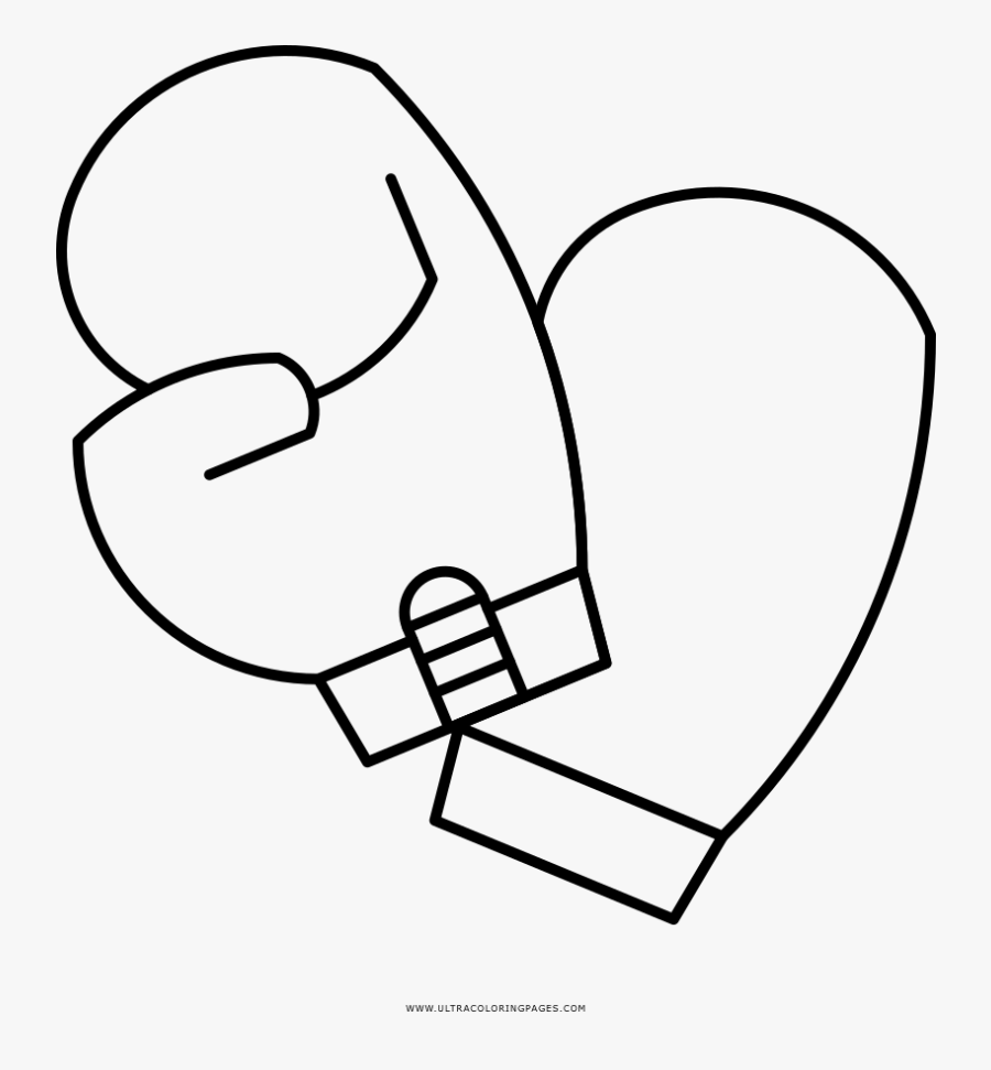 Transparent Boxing Gloves Clipart - Boxing Gloves Easy To Draw, Transparent Clipart