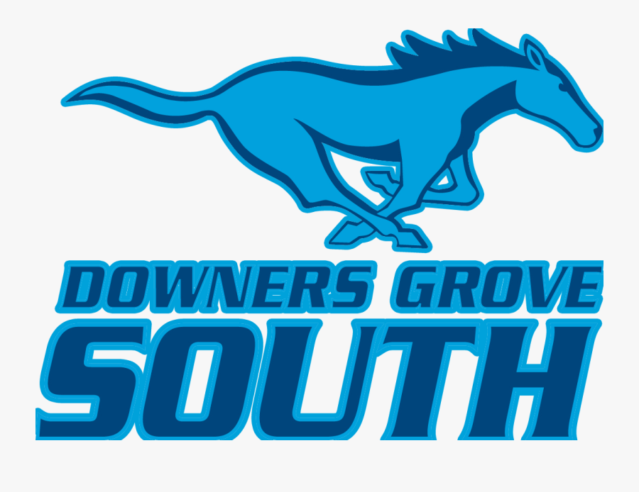 School Logo - Downers Grove South High School Mustangs, Transparent Clipart