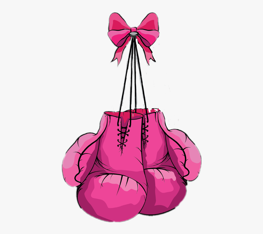 Pink Boxing Gloves Png, Transparent Clipart