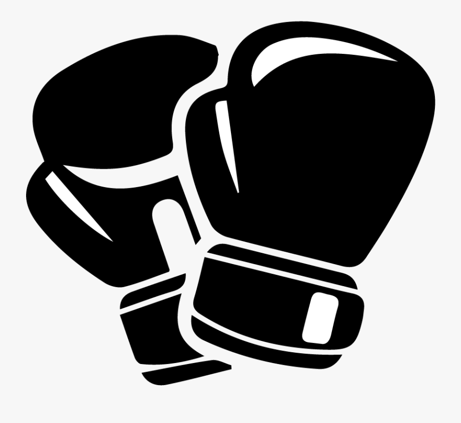 Equipo De Boxeo Blanco Y Negro, Transparent Clipart