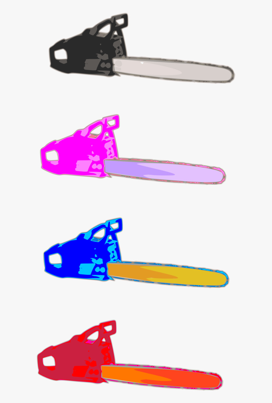 Chainsaw, Transparent Clipart