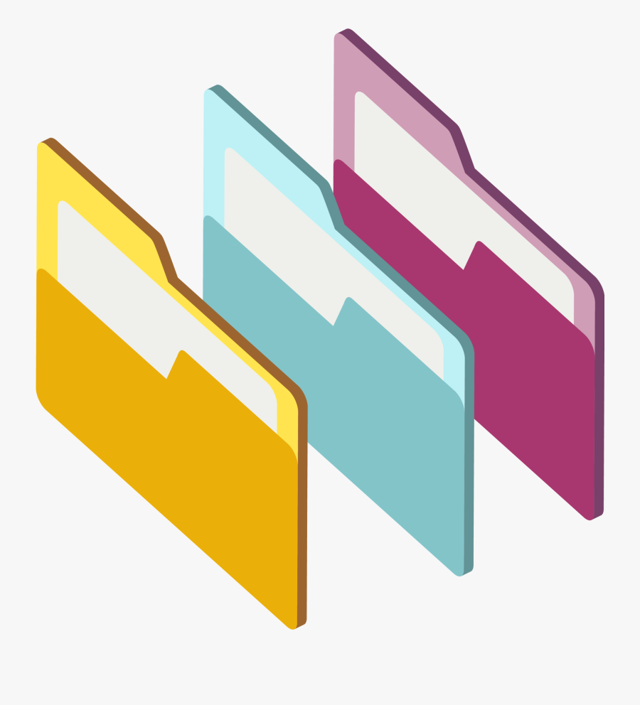 Clip Art Drawing File Stationery Colorful - File Folders Cartoon, Transparent Clipart