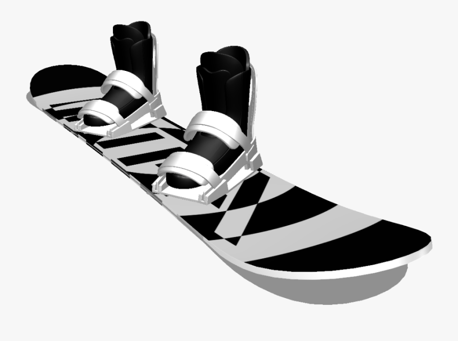 [mmd] Snowboard And Boots By Arisumatio - Mmd Snowboard, Transparent Clipart