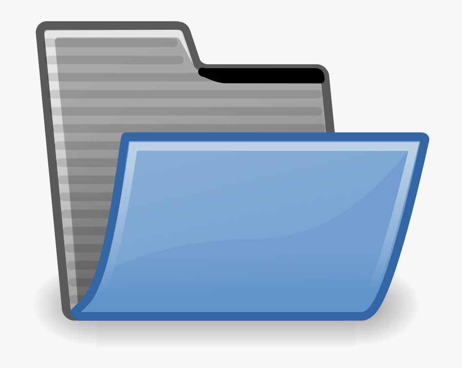 Tango Folder Open - Directory Structure, Transparent Clipart