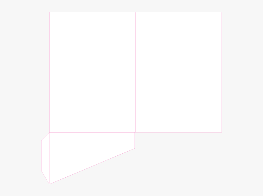 Clip Art Pocket Folders Templates - Paper Product, Transparent Clipart