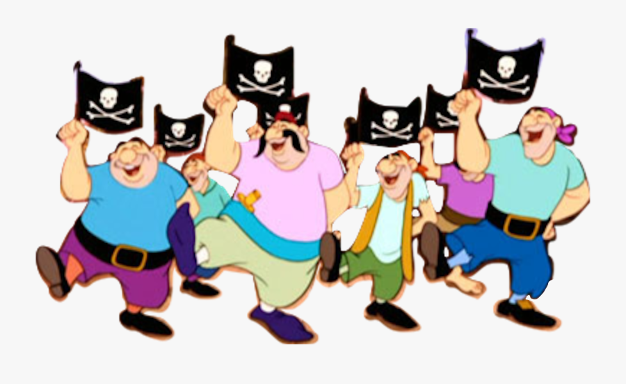 Captain Hook& - Peter Pan Captain Hook Crew, Transparent Clipart