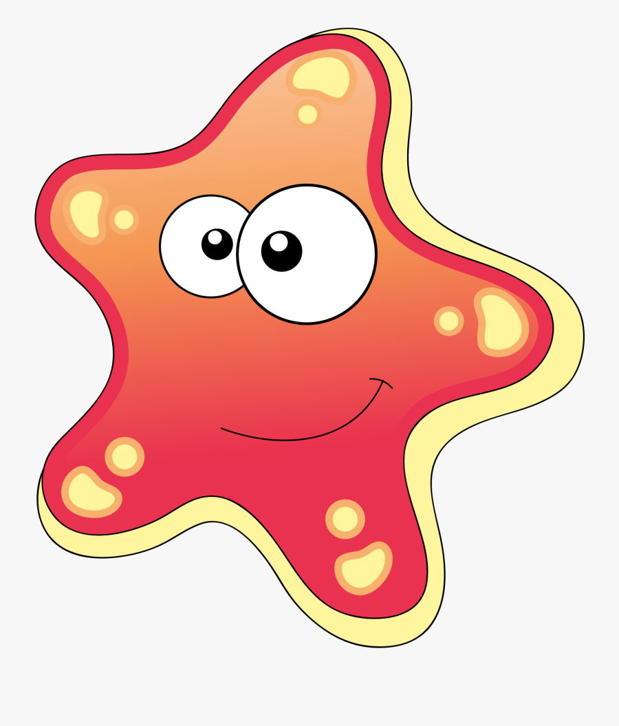 Cartoon Starfish Drawing Clip Art - Drawing, Transparent Clipart