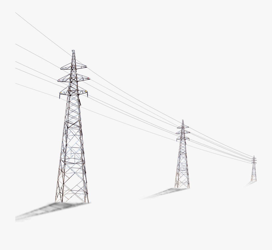 Transparent Column Png - Electricity Power Poles Transparent, Transparent Clipart