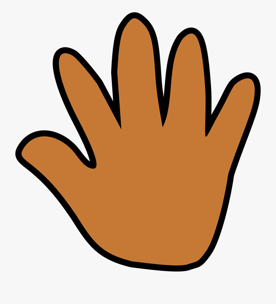 Brown Cartoon Hand Png, Transparent Clipart