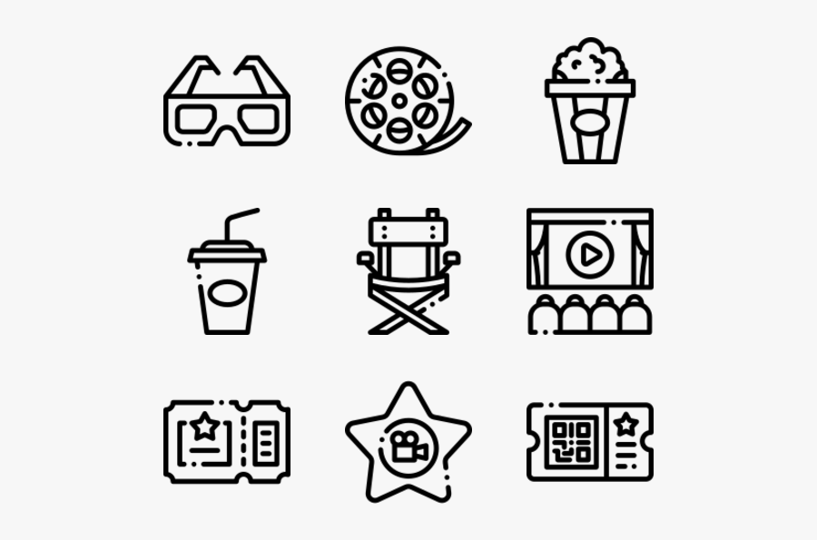 Cinema, Transparent Clipart