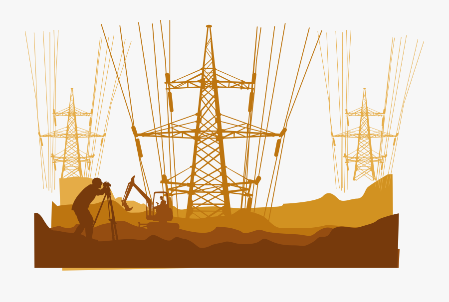 Cable High Vector Electrical Voltage High-voltage Clipart - Electrical Vector Png, Transparent Clipart