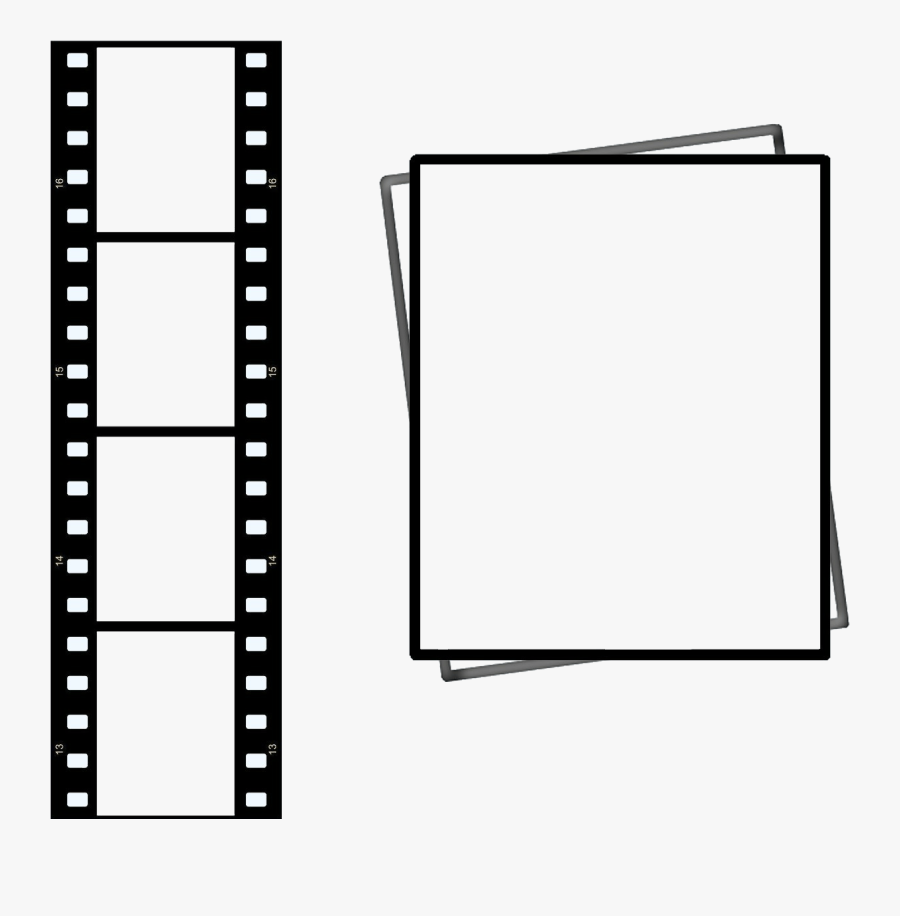 Movie Reel Border Clipart Best - Movie Film Vertical Png, Transparent Clipart