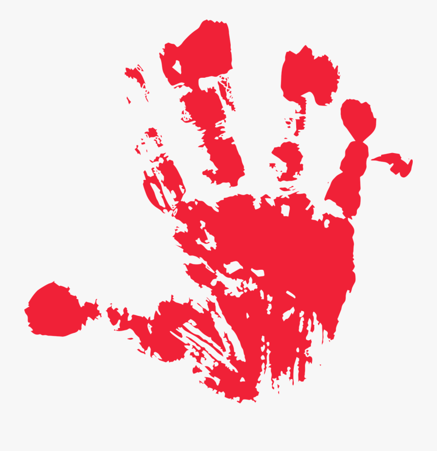 Hand Print Child"s Hand Fingerprint Free Picture - Mao Tinta Png, Transparent Clipart