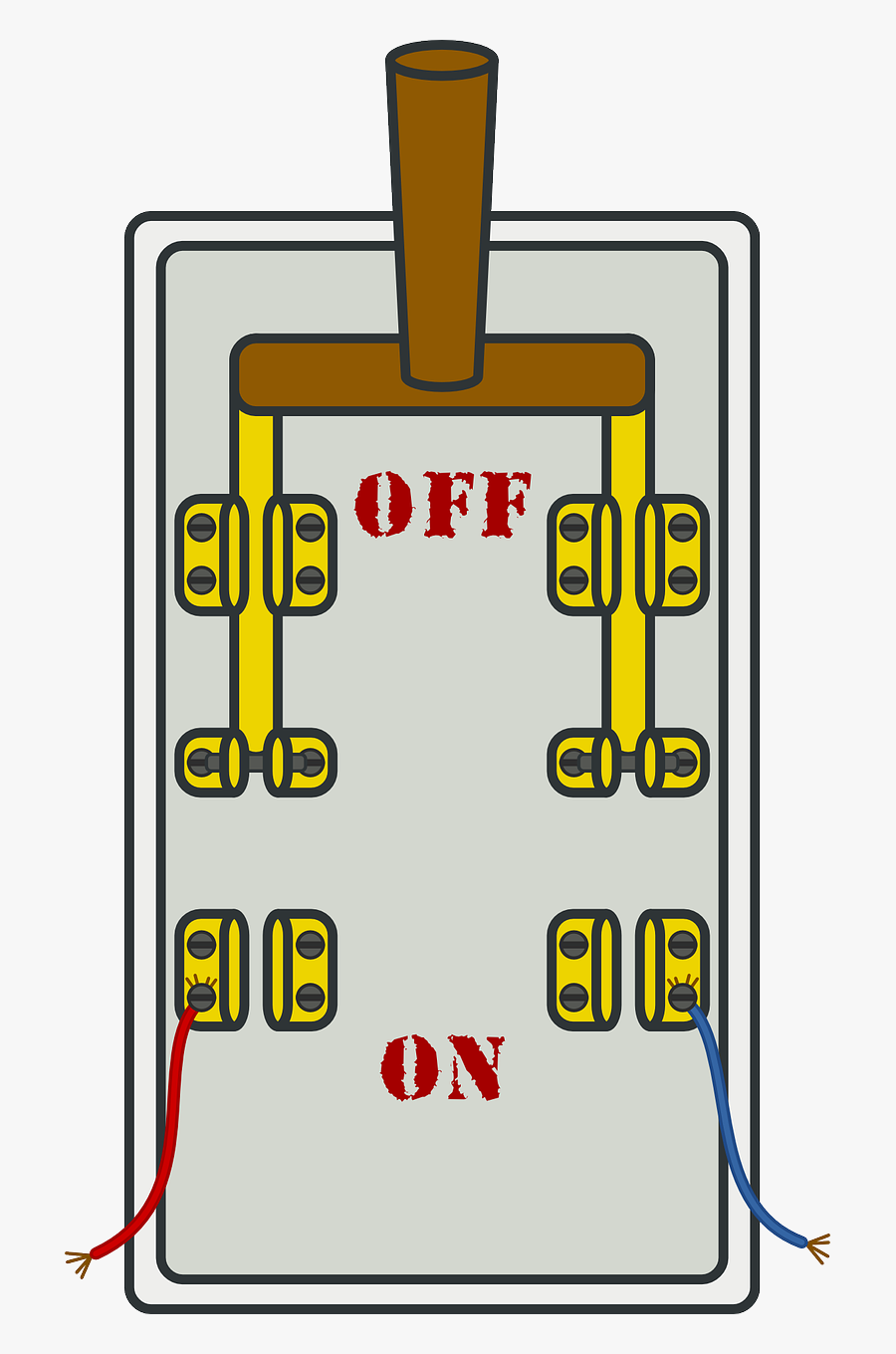 Switch, Off, Power, Electricity, Isolator - Turn Off Electricity Clipart, Transparent Clipart