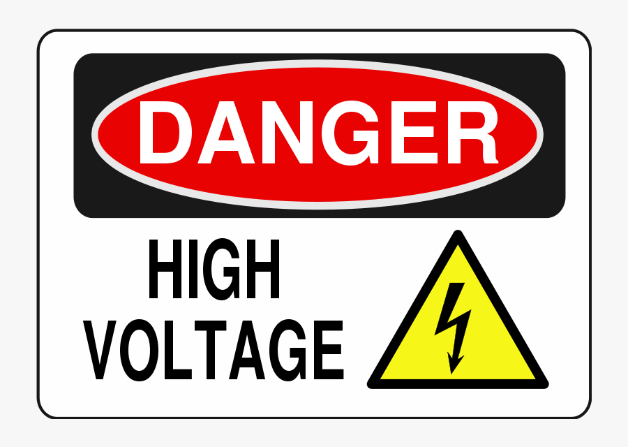 Danger High Voltage Clipart - Danger High Voltage Free, Transparent Clipart