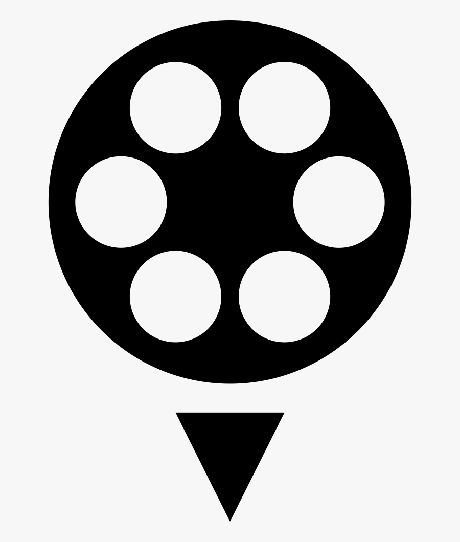 Film Reel Circular Shape - Ville De Saint Etienne, Transparent Clipart