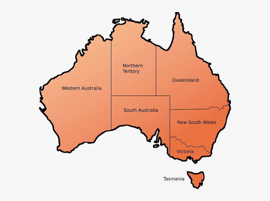Live Australian Electricity Generation Statistics - Map Of Australia Png, Transparent Clipart