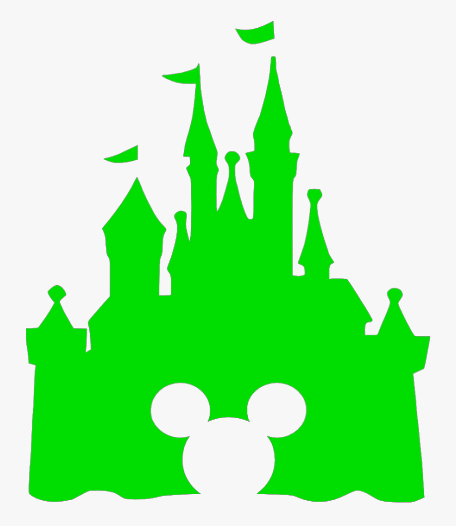 Pink Disney Castle, Transparent Clipart