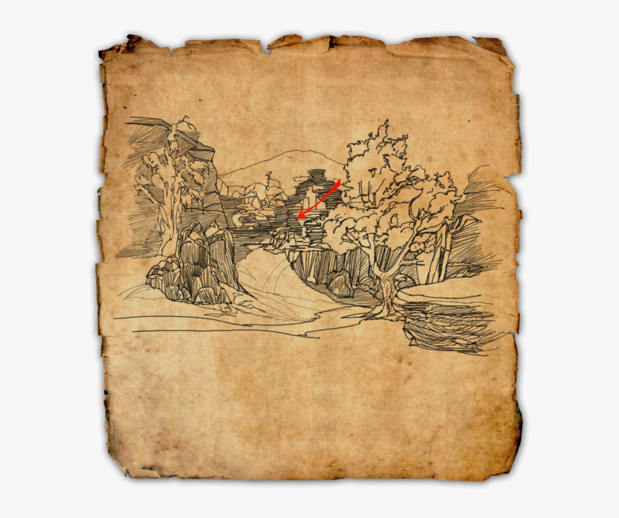 Clip Art Treasure Maps Elder Scrolls - Eso Treasure Maps Clockwork City, Transparent Clipart