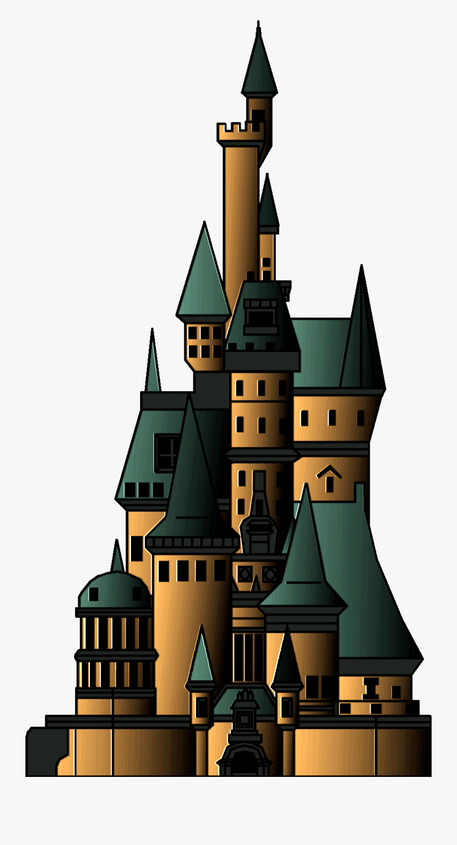 Beauty And The Beast Castle Png, Transparent Clipart
