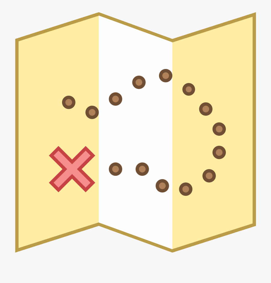 Transparent Treasure Png - Treasure Map Icon Png, Transparent Clipart
