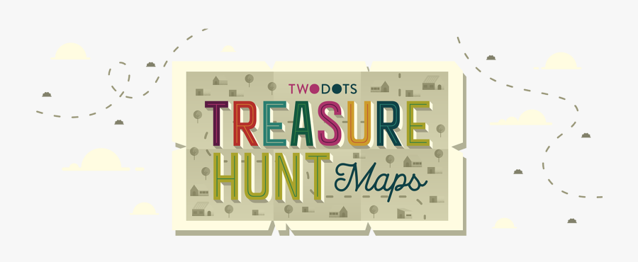 Treasure Hunt Map Design, Transparent Clipart