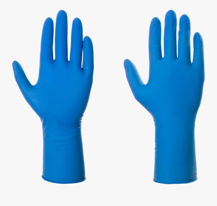 Blue Gloves Png, Transparent Clipart