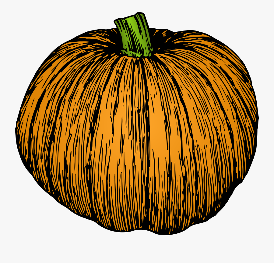 Pumpkin Black And White Pumpkin Illustration , Free Transparent