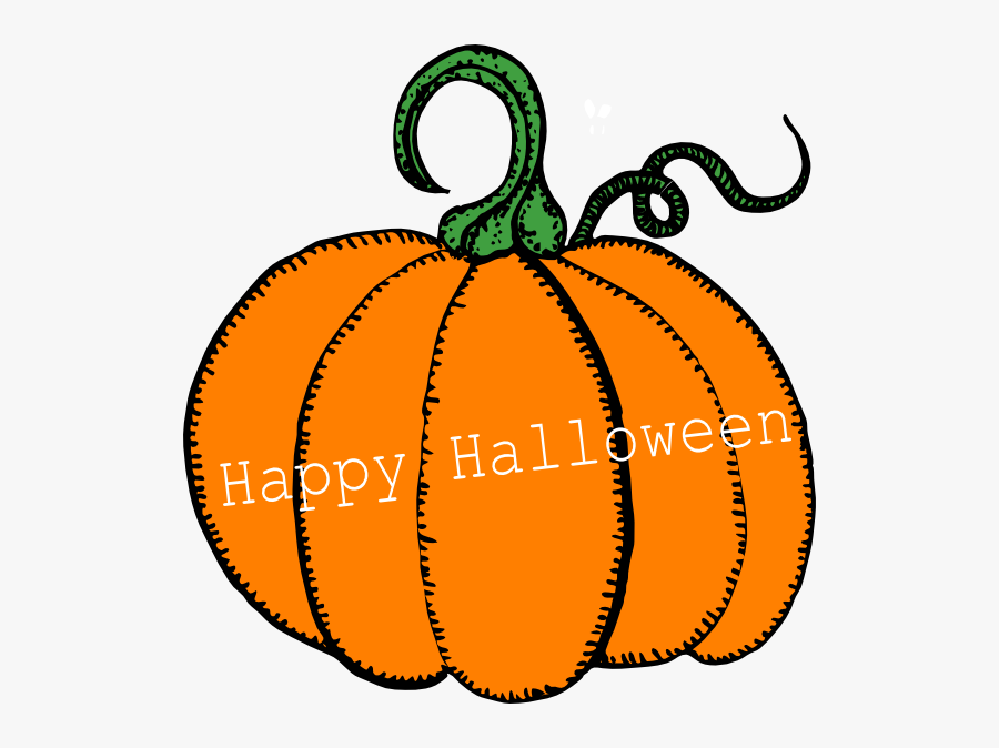 Happy - Halloween - Pumpkin - Clipart - Clipart Pumpkin, Transparent Clipart