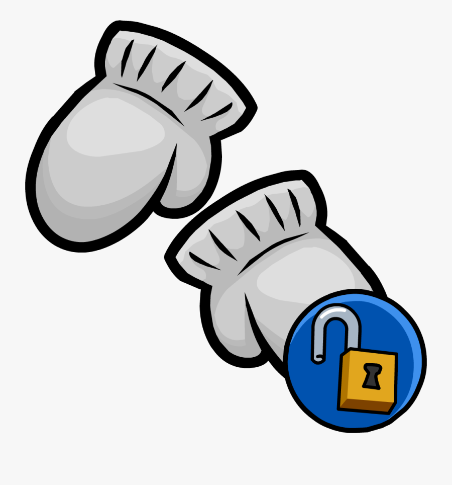 Club Penguin Wiki - Grey Mittens Clip Art, Transparent Clipart