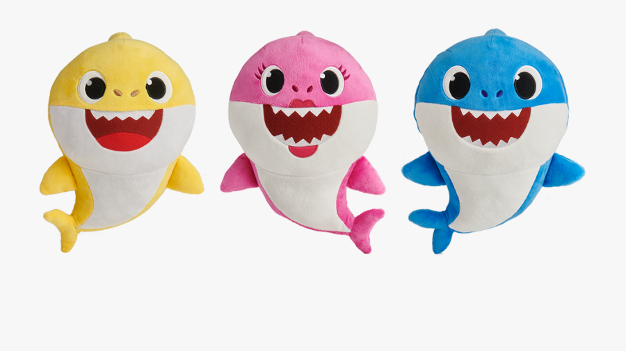 Baby Shark Stuffed Animal - Baby Shark Plush Toy, Transparent Clipart