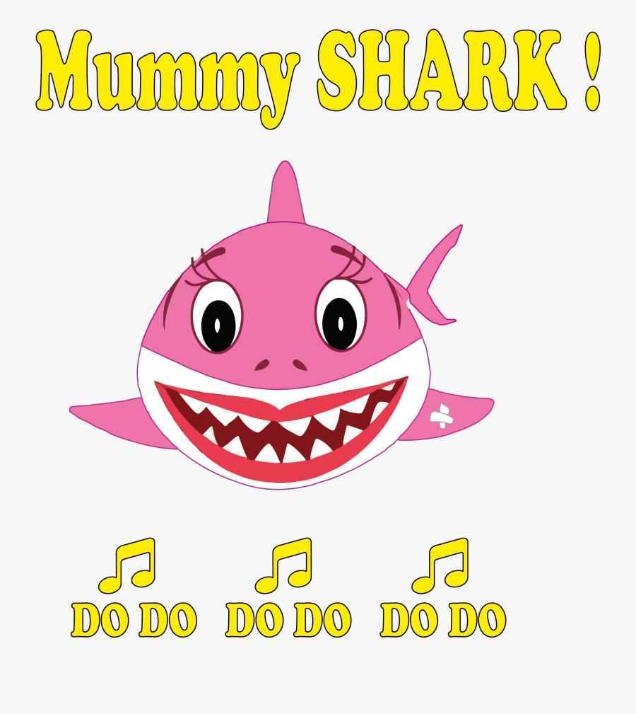 Transparent Baby Shark Png - Pink Baby Shark Png, Transparent Clipart