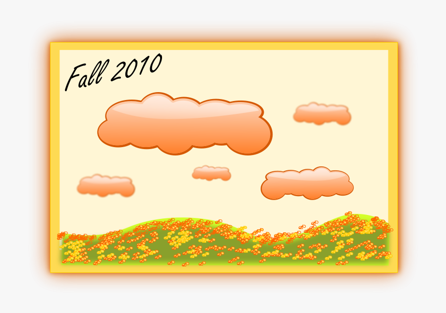 Fall Landscape - Illustration, Transparent Clipart