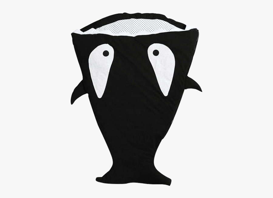 Petite Bello Sleeping Bag Black Baby Shark Sleeping - Tiburon Como Bolsa Para Dormir, Transparent Clipart