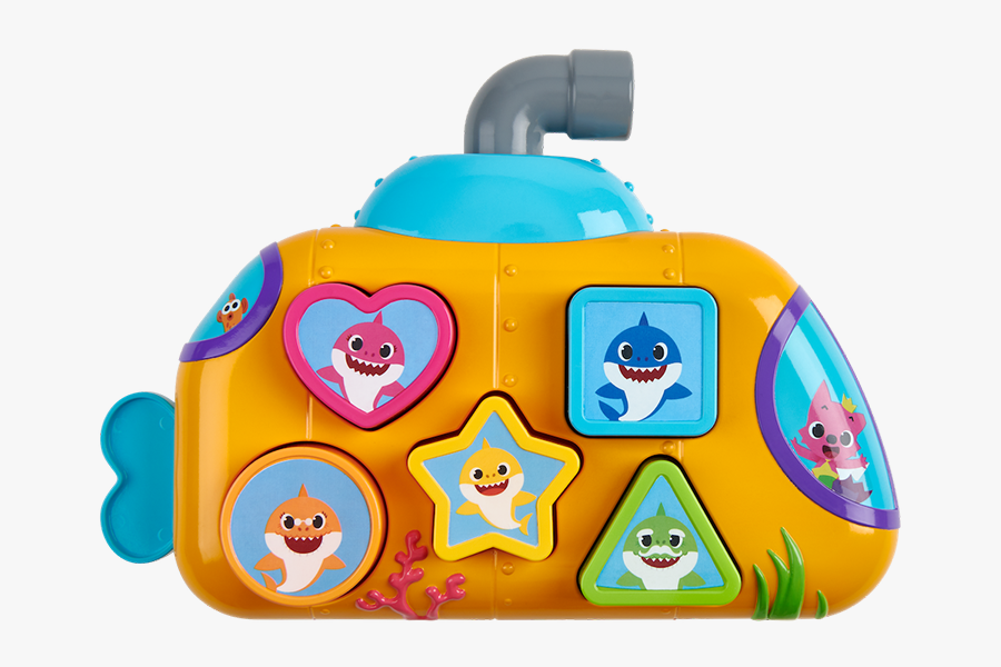 Pink Frog Baby Shark Toys, Transparent Clipart