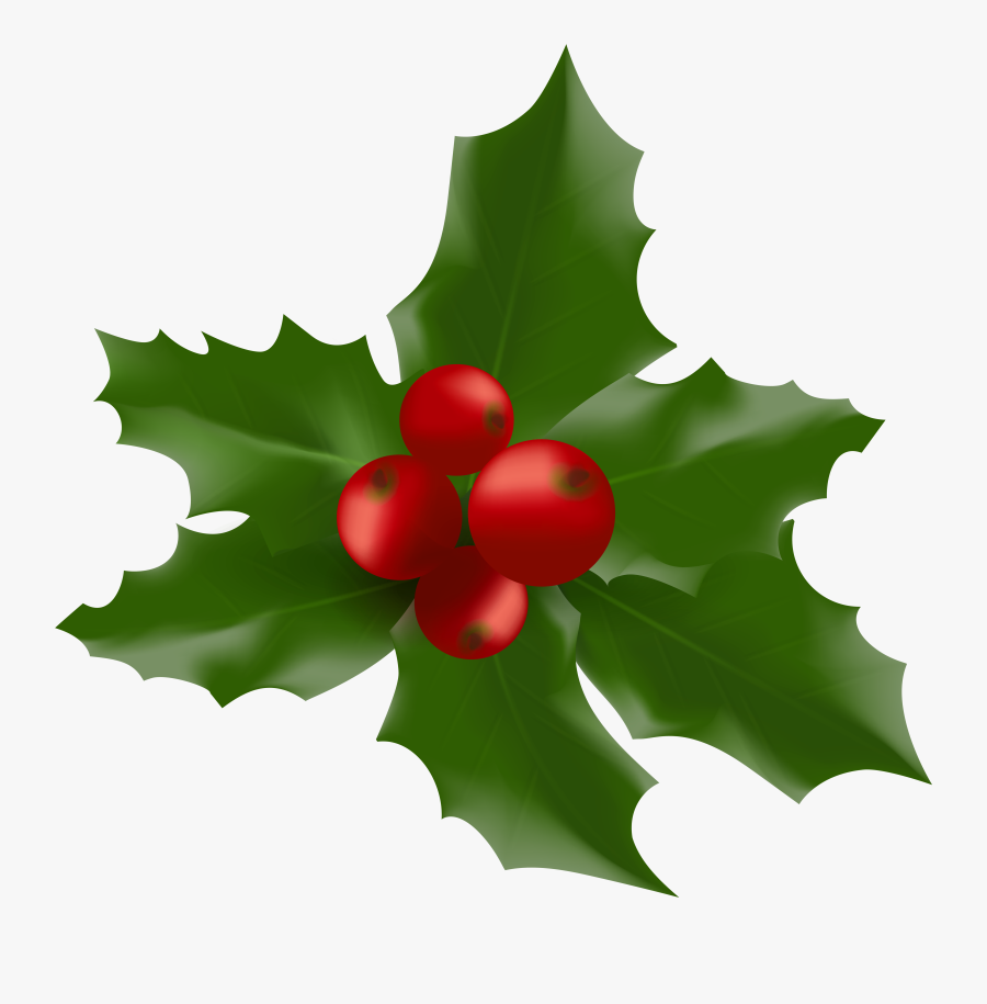 Christmas Mistletoe Large Png Clipart Image - Mistletoe, Transparent Clipart