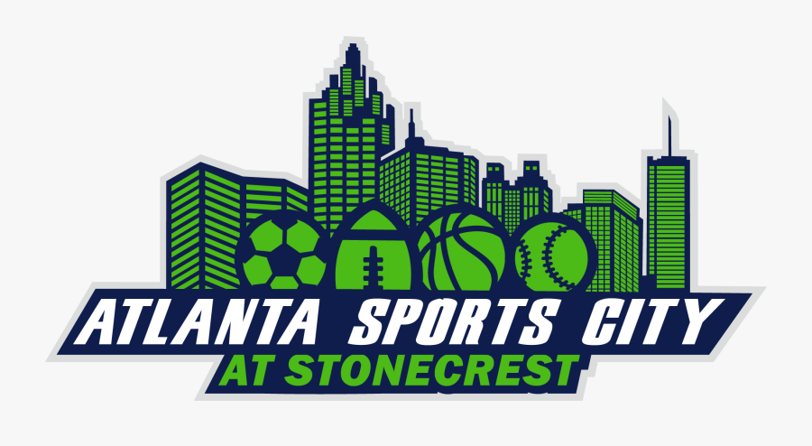 Atlanta Sports City Logo, Transparent Clipart