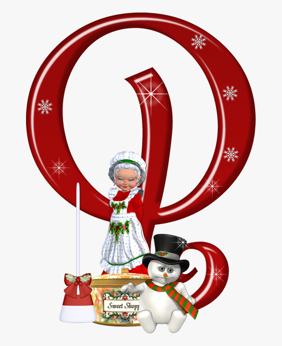 Ꭿϧc ‿✿⁀ Christmas Alphabet, Christmas Items, Mistletoe, - Cartoon, Transparent Clipart