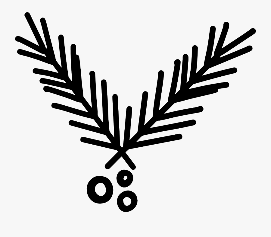 #branch #xmas #christmas #mistletoe #doodles #doodle, Transparent Clipart