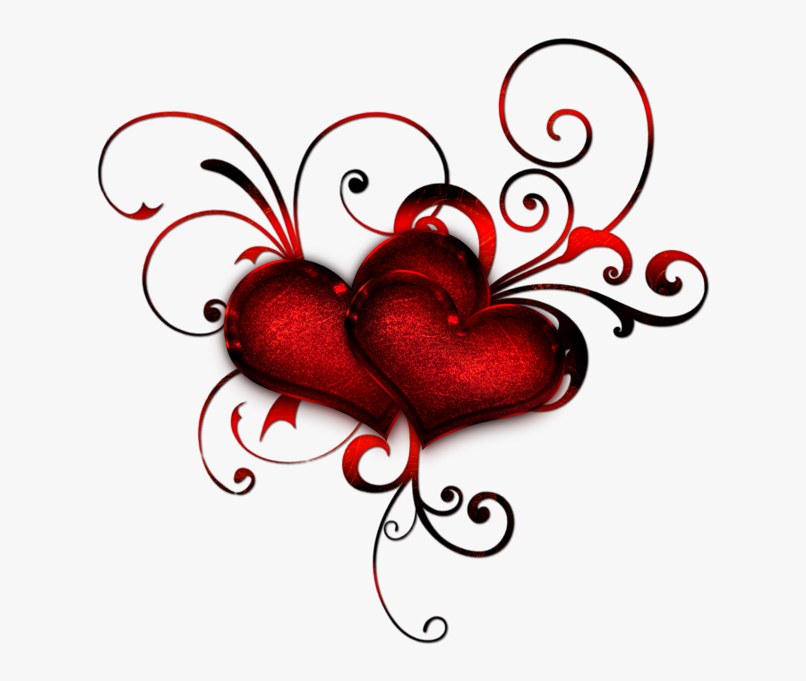 Red Heart Deacoration Png Clipart - Red Hearts, Transparent Clipart
