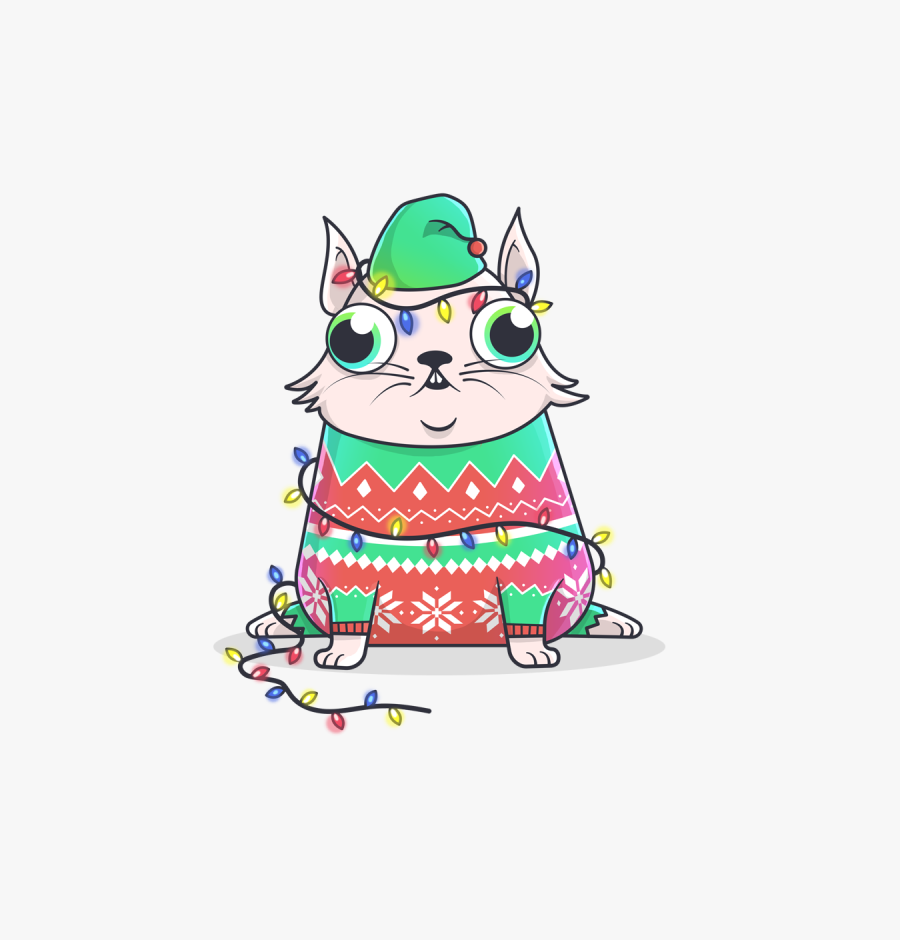 Crypto Kitties Mistletoe, Transparent Clipart