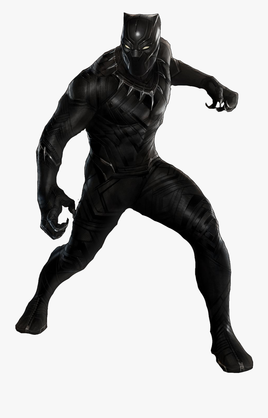 Can The Marvel S Avengers Start Up Amidst Civil War - Black Panther Full Body, Transparent Clipart