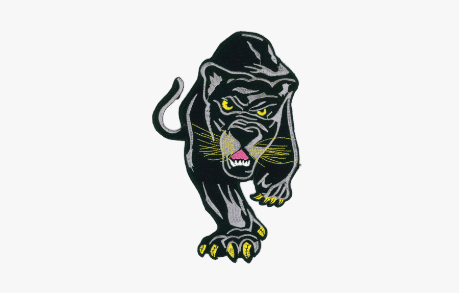 1226 Black Panther Patch 8"h - Usaf Panther Patches, Transparent Clipart